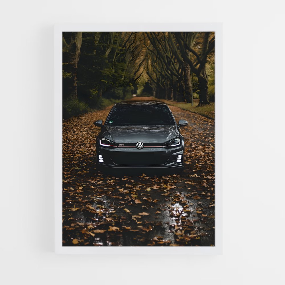 Poster Route des Arbres – affiche Volkswagen (vue 3)